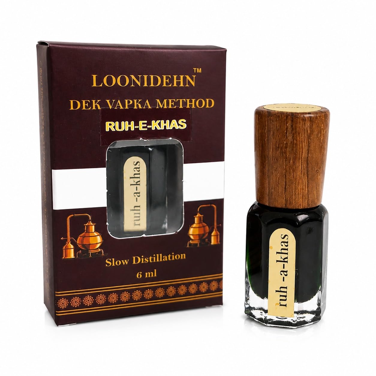 Ruh-E-Khas Attar Perfume Oil | Alcohol Free Long Lasting Fragrance for Men & Women | Pocket-Size Arabian Ittar | Traditional Distilled Attar for Daily Wear & Gifting | 6 ml-image-44