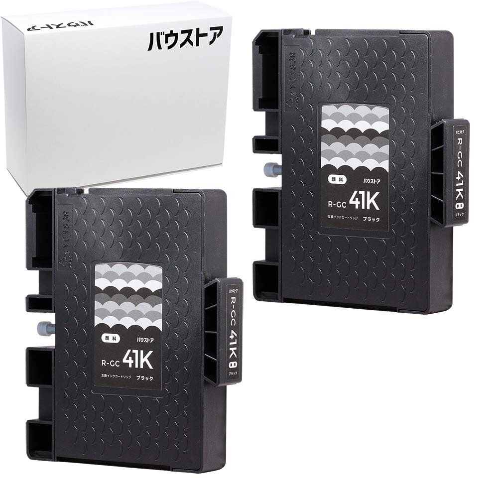 Amazon.co.jp: RICOH GC41K ブラック Mサイズ 顔料 2個 互換