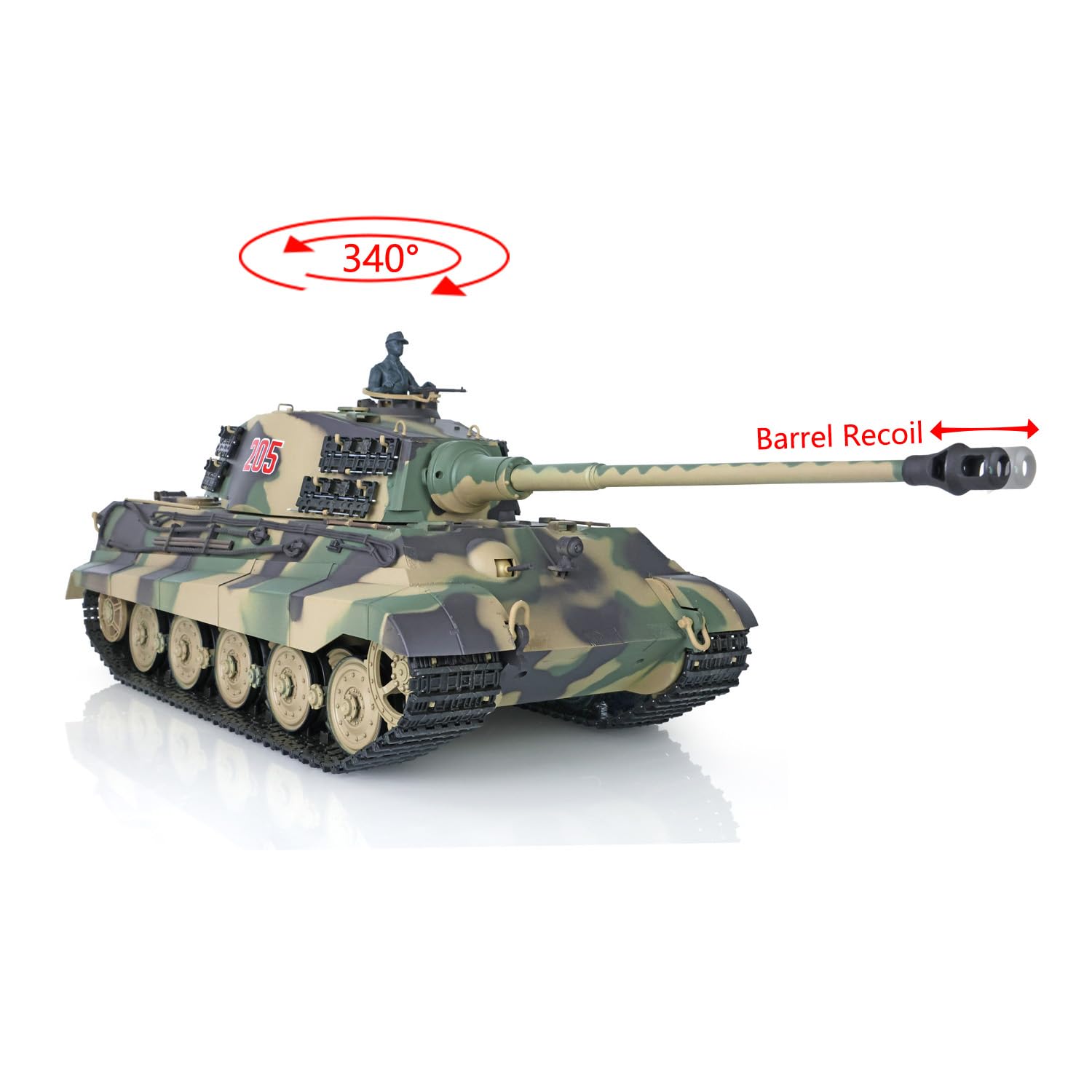 Amazon.co.jp: ベーシックVer Henglong 1/16 TK7.0プラスチック製の