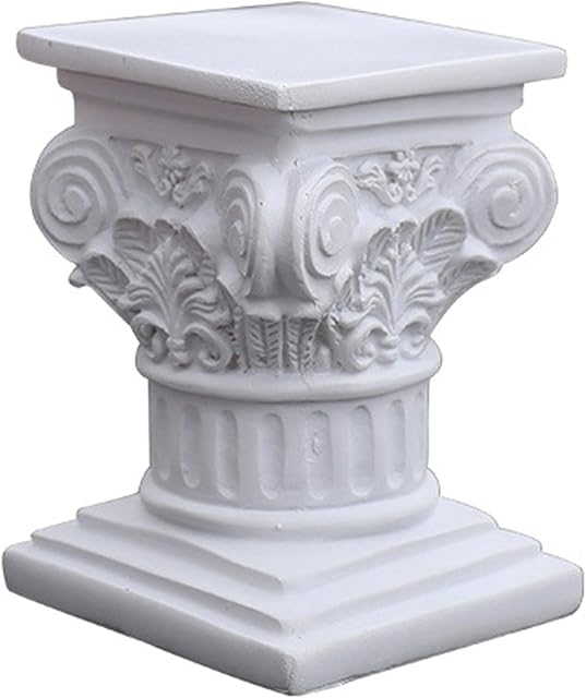 Cipliko Roman Pillar Resin Statue Greek Column Statue Pedestal Stand Figurine Sculpture Wedding Table Decoration Home Garden Decoration