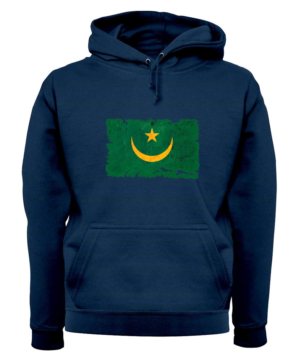 Mauritania Grunge Style Flag - Unisex Premium Hoodie/Hooded Top