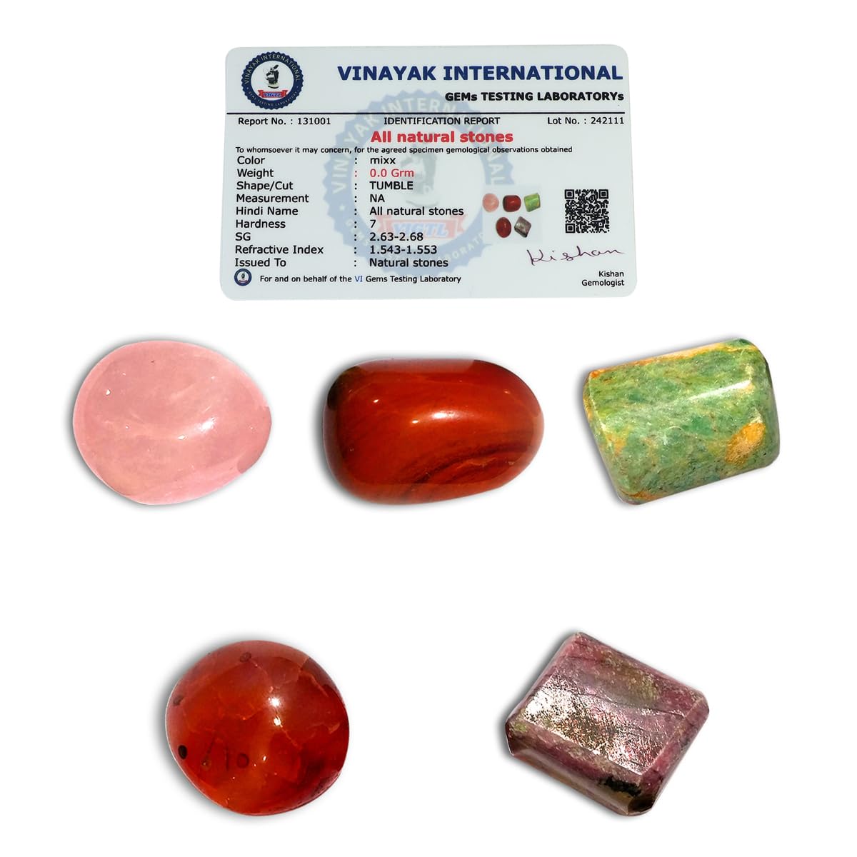 Reiki Crystal Products Natural Certified Relationship Tumble Stone Kit 7 Chakra Crystals All Tumble Sets Energized by Experienced Reiki Healing Grand Master