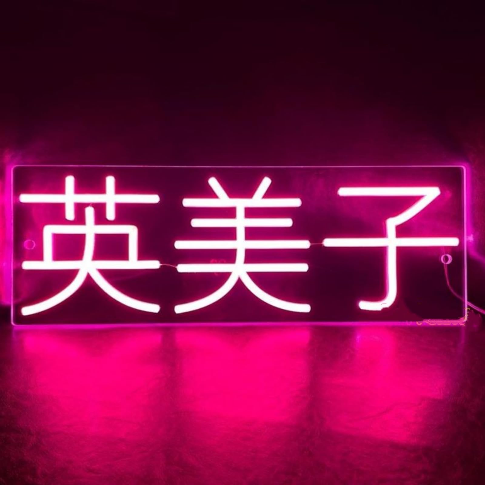 Kawaii かわいいLed Neon Sign Japanese Cherry Blossoms Light up Wall Decor Sign for Girls Room Bedroom Store Decoration Birthday Party Christmas