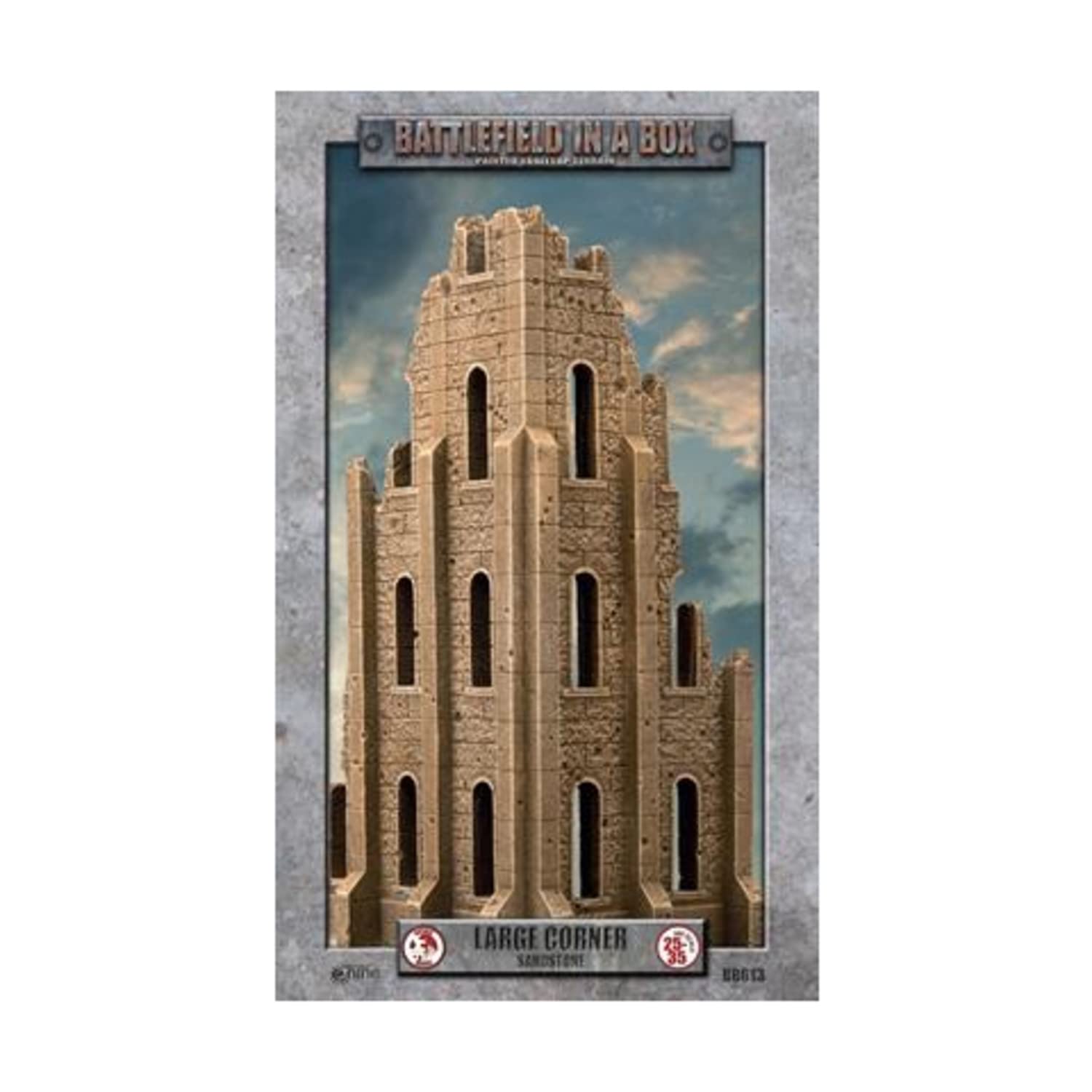 Large Corner Sandstone Battlefield in a Box