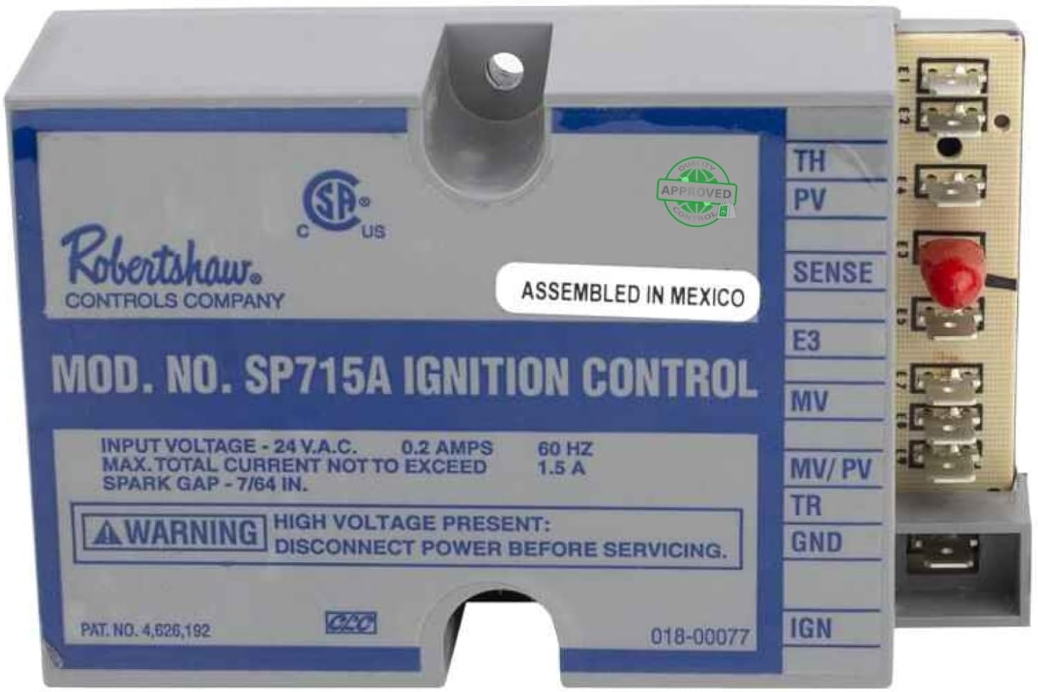 GLOB PRO SOLUTIONS SP715A Furnace Control Board
