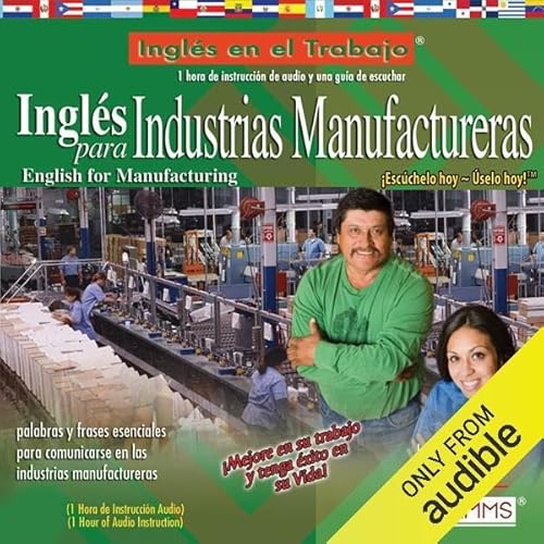 Ingles para Industrias Manufactureras [English for Manufacturing Industries ] Audiolibro Por Stacey Kammerman arte de portada