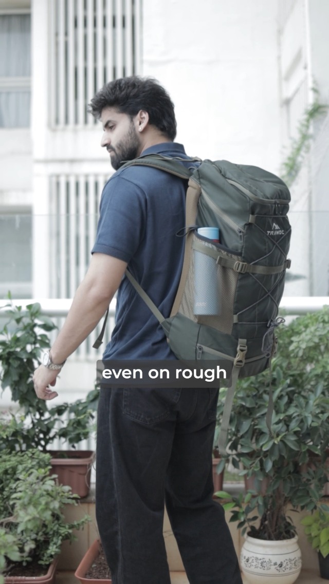 TRAWOC VIPER 40L Travel Backpack - Water-Resistant Laptop Bag For Men & Women, 15.6" Sleeve