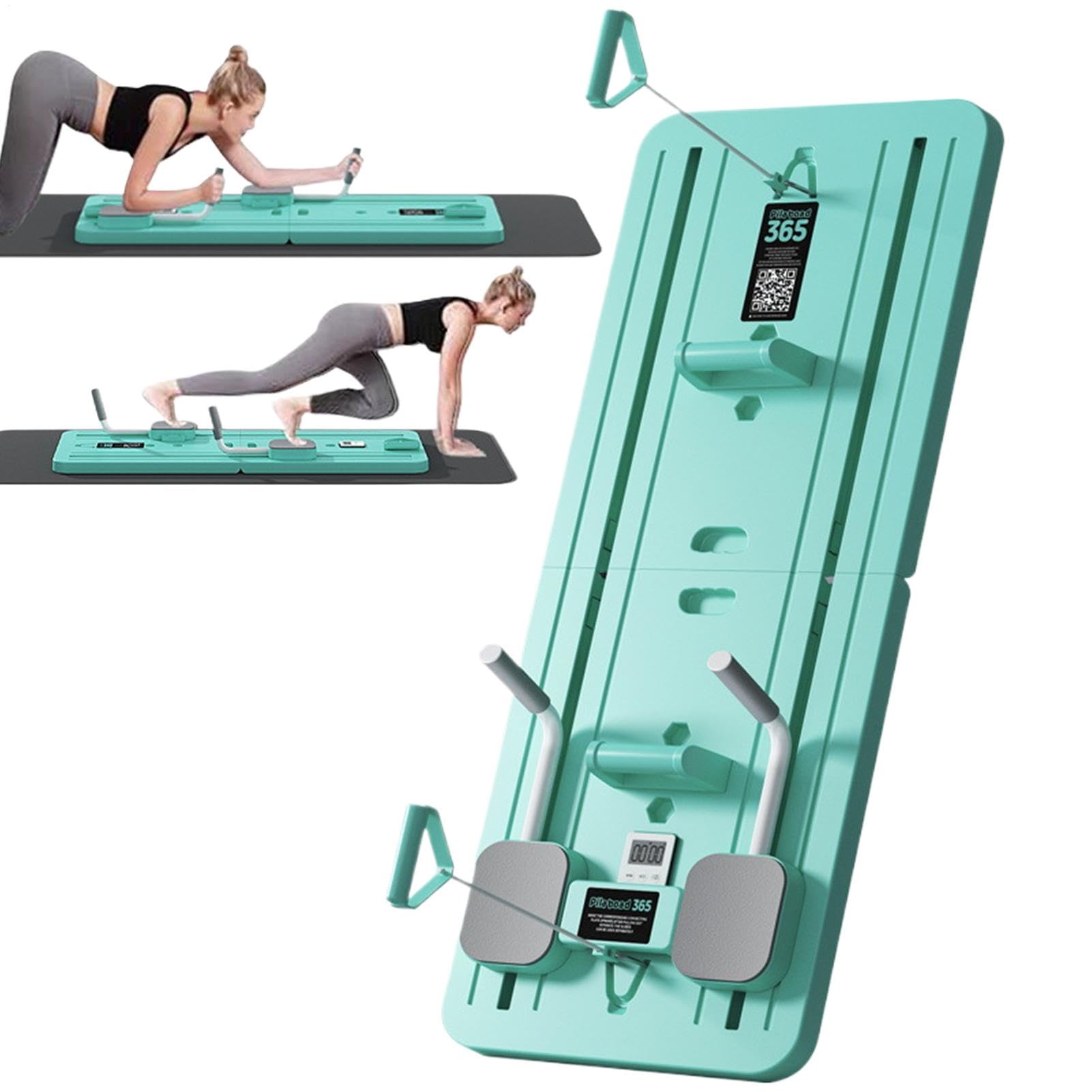 Tavola Pilates Reformer Macchina Da Allenamento Fitness Regolabile | Pedana Esercizi Per Allenamenti Completi Di Core E Rafforzamento Totale 'Intero Corpo