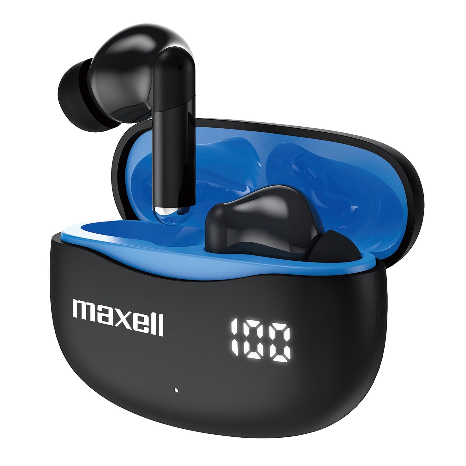 Maxell Auriculares inalámbricos con cancelación activa de ruido, tecnología ANC y ENC, 22 horas de reproducción, sonido inmersivo