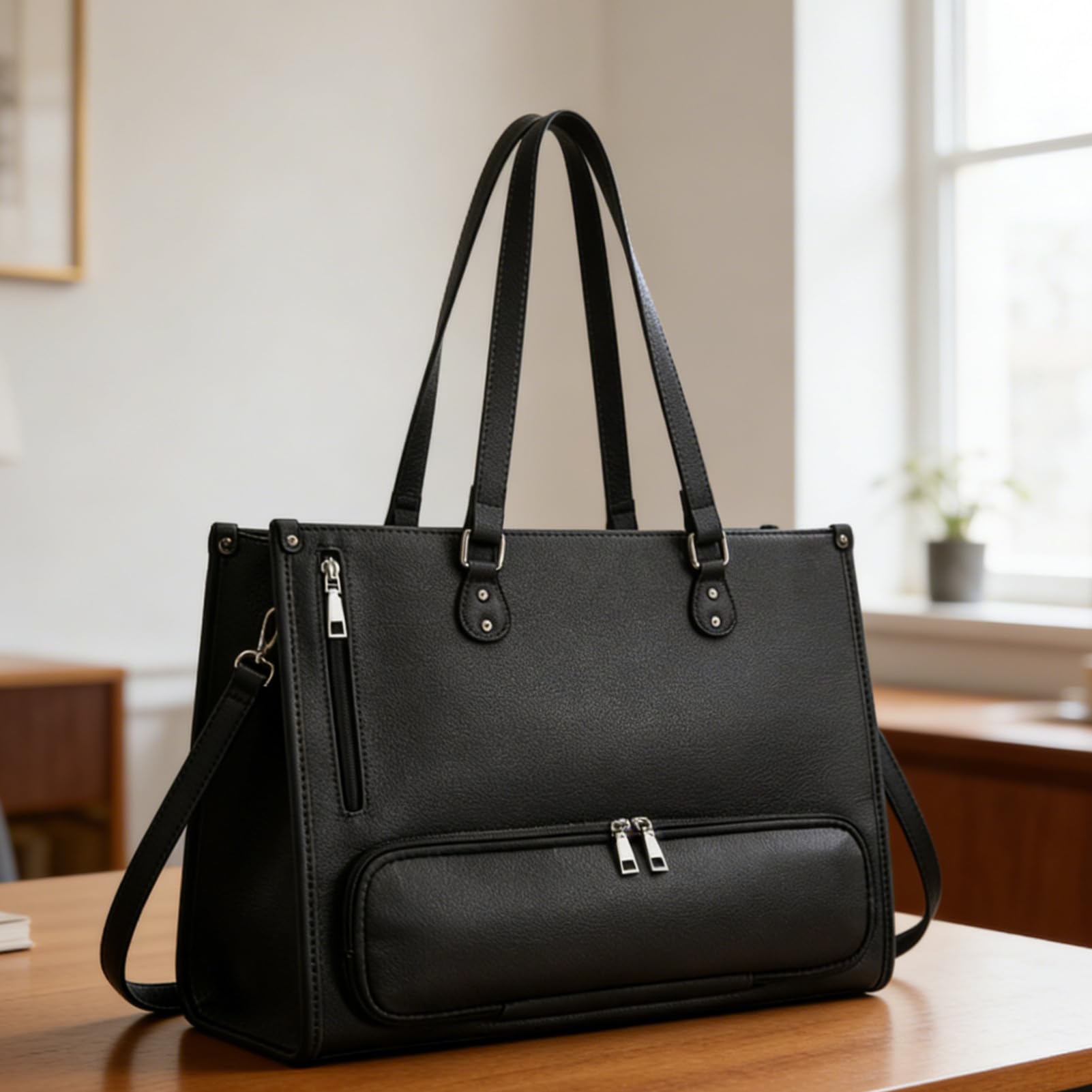 Generico Borsa da Donna | Termica Grande con Tracolla Regolabile,Borsa Tenda da Lavoro alla per Computer,per Cellulare Tablet Cibo Bevande Ufficio Università Viaggi Business Gita Fuori Porta