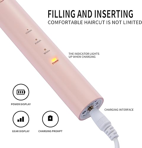 Miniatura 8 de Cepillo de dientes eléctrico, cepillo de dientes, serie 905 blanco azul rosa, cepillo de dientes eléctrico adulto (rosa)