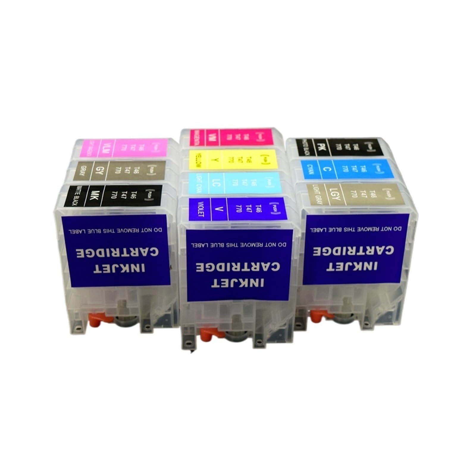 Compatibile con Epson, T46S T47A Cartuccia Inchiostro P700 P900 | SC-P700, SC-P900, P700, P900, Senza chip, Cartuccia d'inchiostro ricaricabile, Stampante