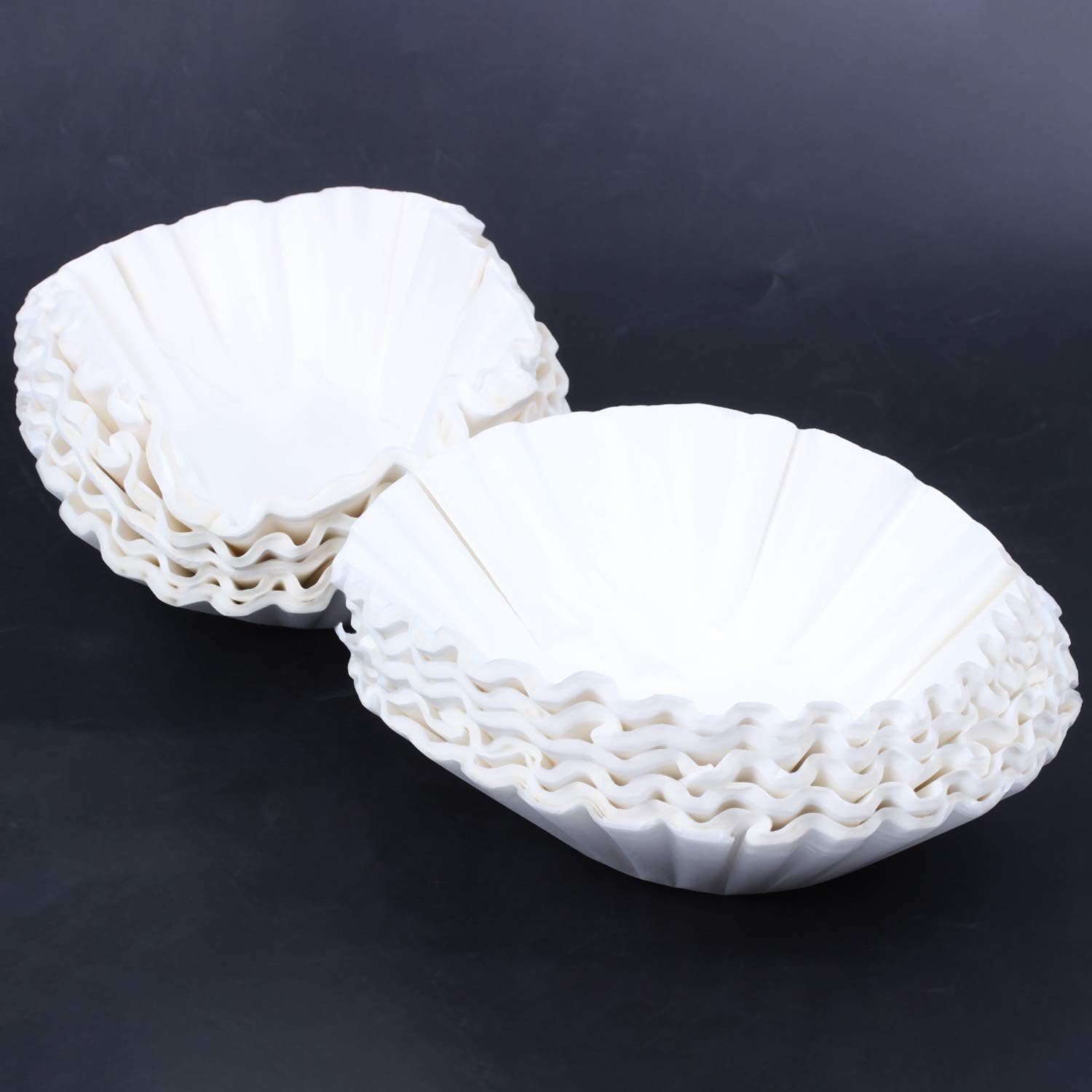500Pcs 25Cm Sheets American Commercial Coffee Filter Basket Coffee Filters Coffee Ware Coffee Filters (White)