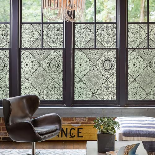 Dktie CTBLT505 Geometric Line Frosted Glass Window Film Door Window Covering Day And Night Privacy Protection Waterproof Privacy Window Film Sun Blocking Anti Uv thumb #7