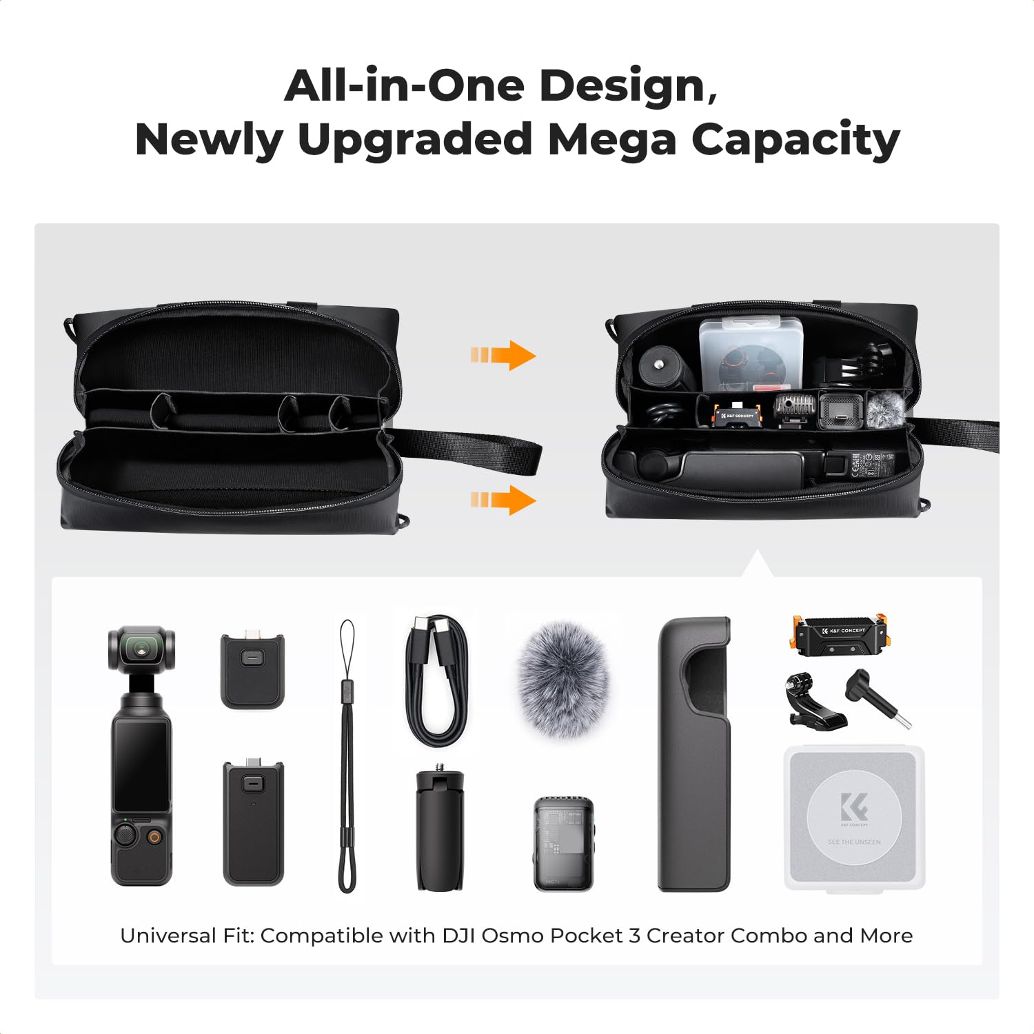 Amazon | K&F Concept キャリーケース DJI Osmo Pocket 3