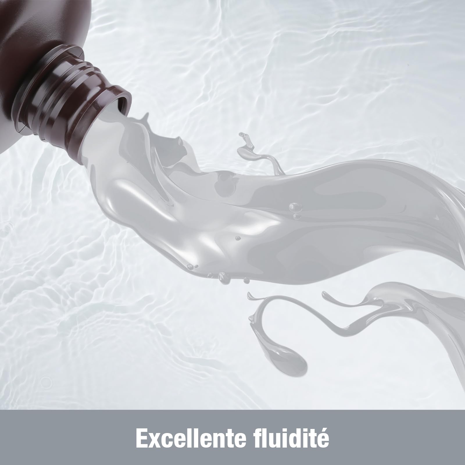 ELEGOO Résine Lavable à l'eau pour Imprimante 3D LCD 8K UV 405nm Résine Photopolymère, Fumée Blanche 1000G