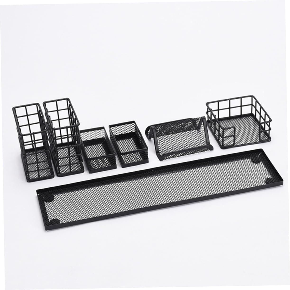 NUOBESTY Eisen Stiftehalter Für Schreibtisch Stiftehalter Büro Organizer Schreibtisch Aus Eisen Pinsel-organizer Schreibtischzubehör