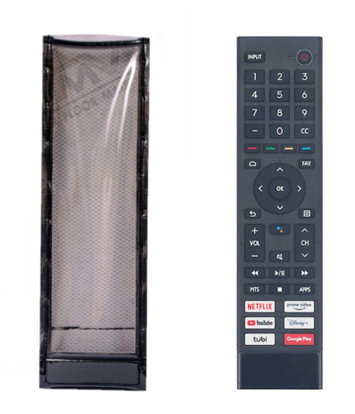 Protective Cover for HISENSE Smart Android LED TV Remote Control,PU Leather Cover Holder (Before Placing Order,Please Check The Product Dimensions)...