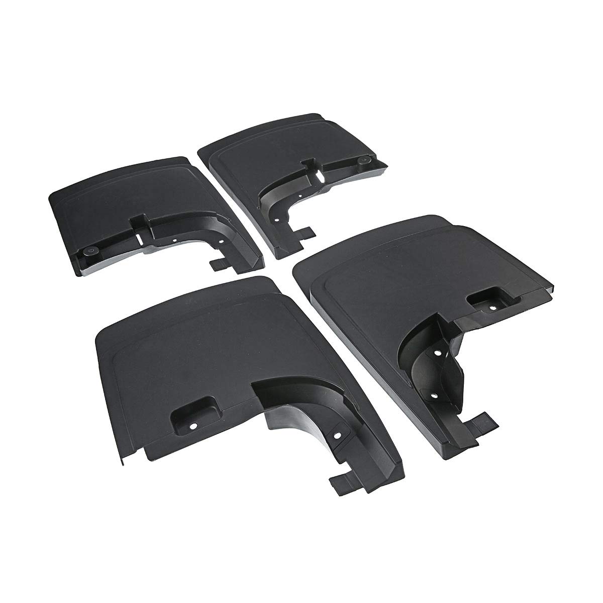 A-Premium Set of 4PCS Mud Flaps Splash Guards Mudflaps with Hardware Compatible with Ford F-250 Super Duty, F-350 Super Duty, 2017 2018 2019 2020 2021 2022, Pickup, W/o Fender Flares, Front and Rear