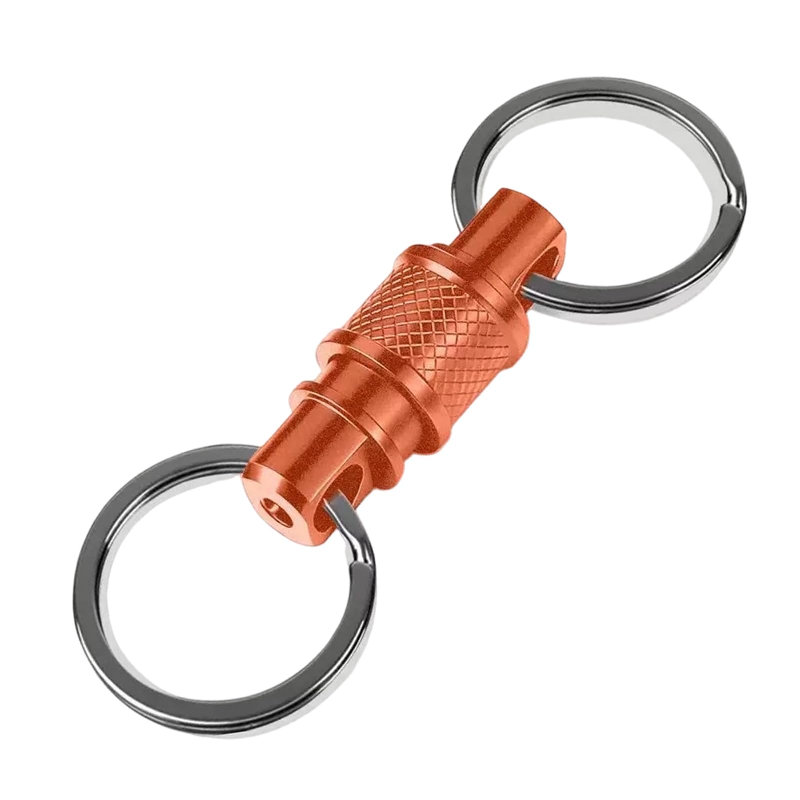 matumou Aluminum Alloy Quick Release Swivel Keychain, Pull Apart Detachable Keychain, Heavy Duty Car Key Holder with 360 Degree Swivel