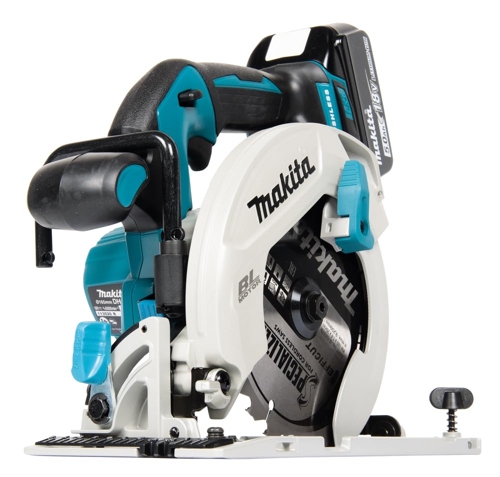 Makita DHS 680 RT1J Akku Handkreissäge 18 V 165 mm Brushless + 1x Akku 5,0 Ah + Ladegerät + Makpac