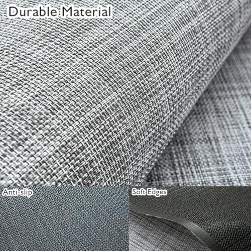 Image of Sycoodeal Office Chair Mat for Hardwood & Tile Floor, 48 inch x 55 inch Heavy Duty Computer Gaming Chair Mat for Rolling Chairs Non-Curve, Anti-Slip, Floor Protector for Home Office (Grey)