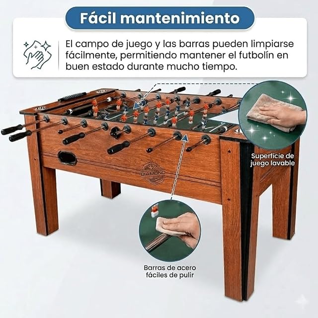 Foto 6 de 8 de DEVESSPORT Futbolín Clásico Diamond