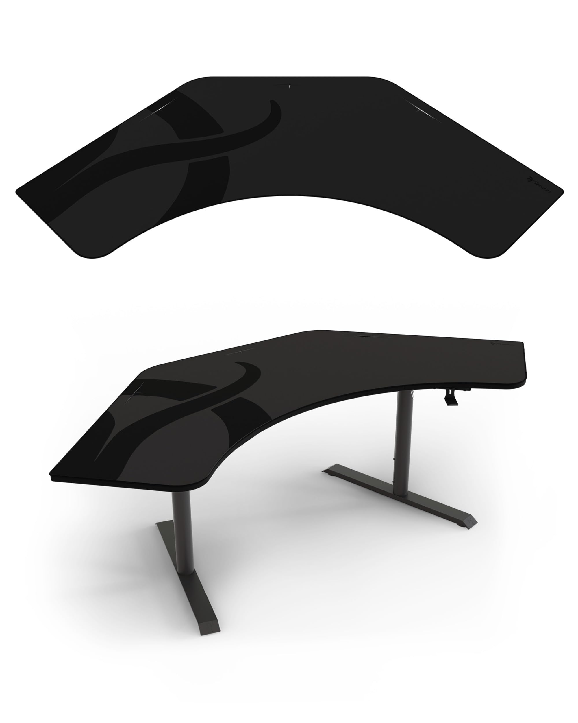Arozzi Arena Angelo Gaming Desk Pad Gunmetal