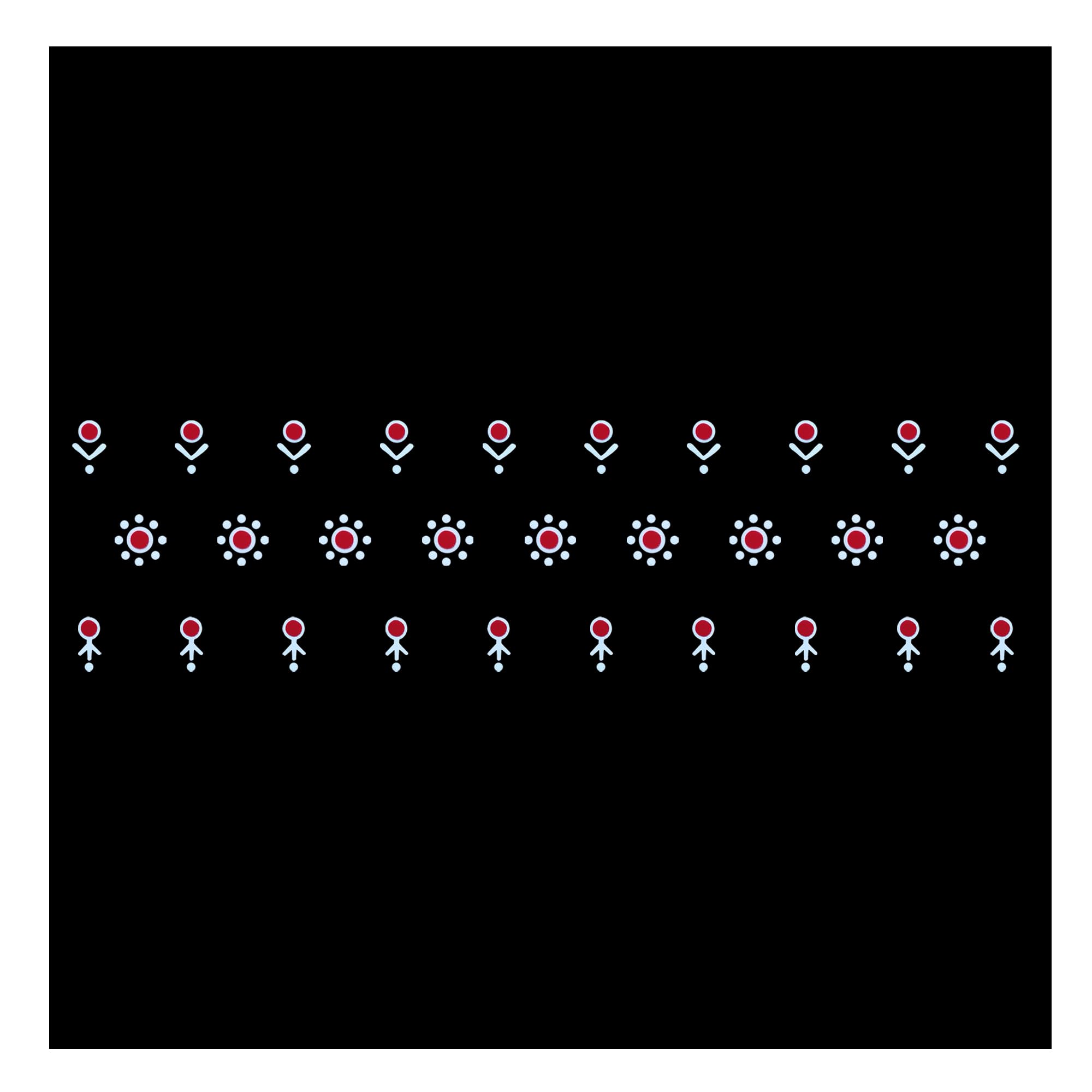Comet Busters® Premium Red & White Bindis – Multistyle Traditional Designer Reusable Bindi Set (8mm & 10mm) – 29 Bindis (BIN2493)-image-45