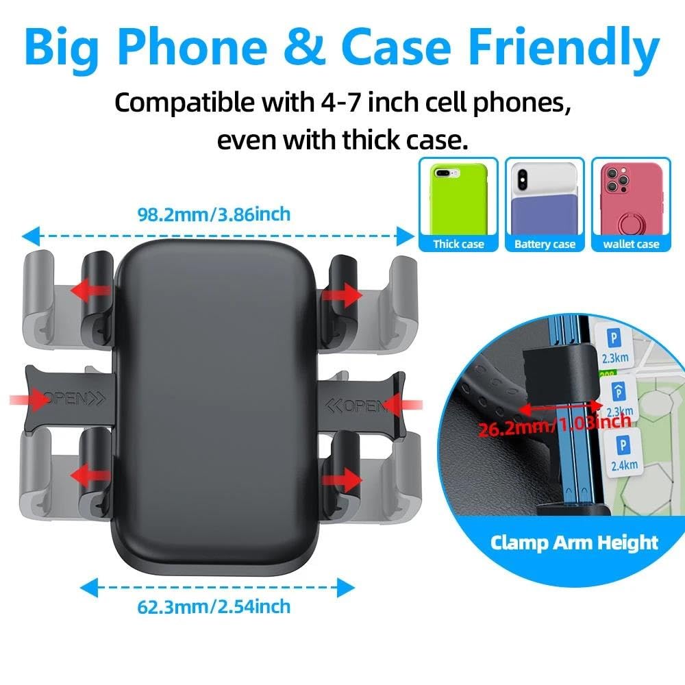 Supporto Telefono Bici Universale Moto Scooter Manubrio Cellulare Staffa GPS Attacco