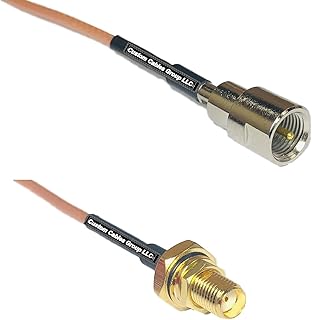 3 feet RG316 FME Male to SMA Female O-Ring RF Pigtail Coaxial Cable