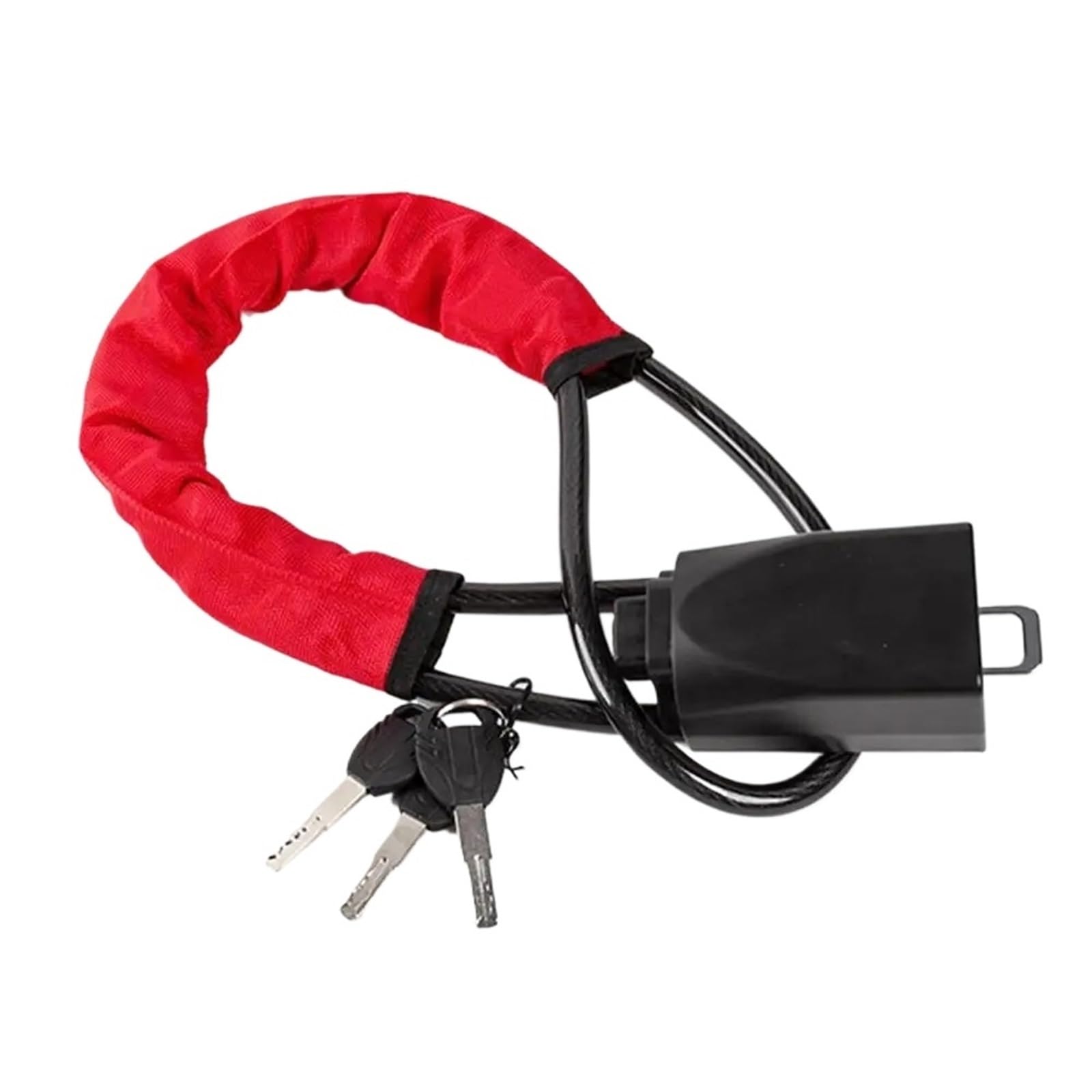 Cvndts Red Steering Wheel Lock Steering Wheel Locks For Cars Car Lock Anti Theft Seat Belt For Truck Suv Seat Belt Lock(Red)