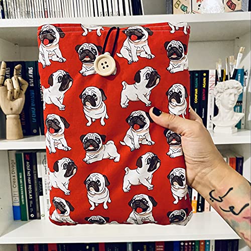 Custodia per libro lettura e tablet cani carlino