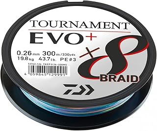Daiwa Tournament x8 Braid EVO+, 300m