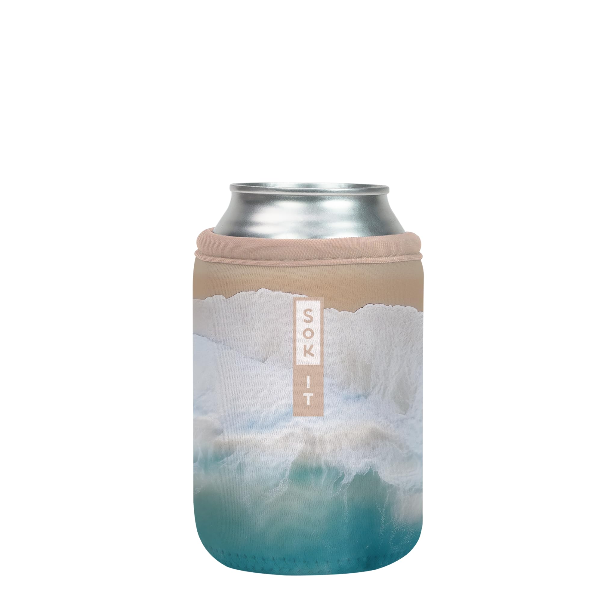 Sok It CanSok Sleeve for Beer & Soda Insulated Neoprene Cover (Ay, Bay Bay!, 12oz Can Sleeve)