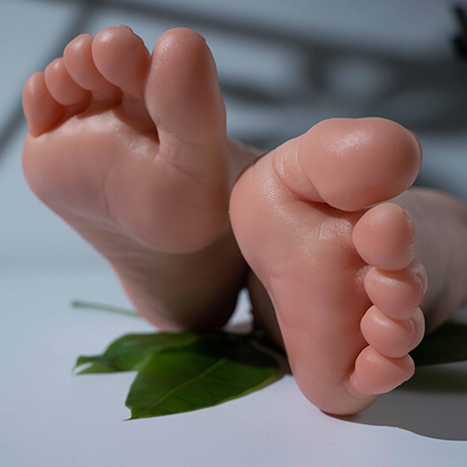 Realistyczny silikonowy model kobiecych stóp 25 cm, miękka, realistyczna, sztuczna stopa, do prezentacji sztuki, szkicowania, kolekcjonowania, fotografii i dekoracji domu
