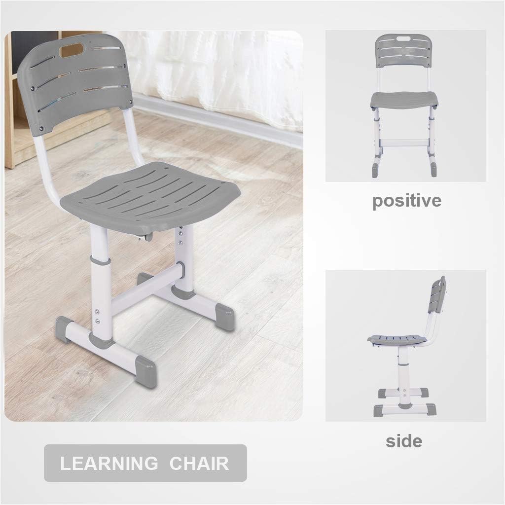 Blасk Frіdау - 40% оƒƒ Kids Desk and Chair Set (Final Days!!), Height Adjustable Ergonomic Student Study Table and Chair,Large Storage Drawer, for 4,5,6,7,8-13 Year Old Boys Girls Students Children Flаѕh Dеаlѕ - 60% оƒƒ Kids Desk and Chair Set (Final Days!!), Height Adjustable Ergonomic Student Study Table and Chair,Large Storage Drawer, for 4,5,6,7,8-13 Year Old Boys Girls Students Children