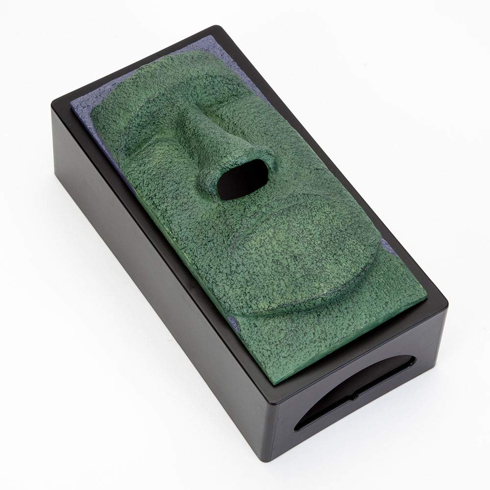 Bits and PiecesTissue Box Cover Stone Face Tissue Holder Great Gag