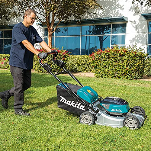 Image of Makita XML09PT1 36V (18V X2) LXT Brushless 21 inch Self-Propelled Commercial Lawn Mower Kit with 4 Batteries (5.0Ah)