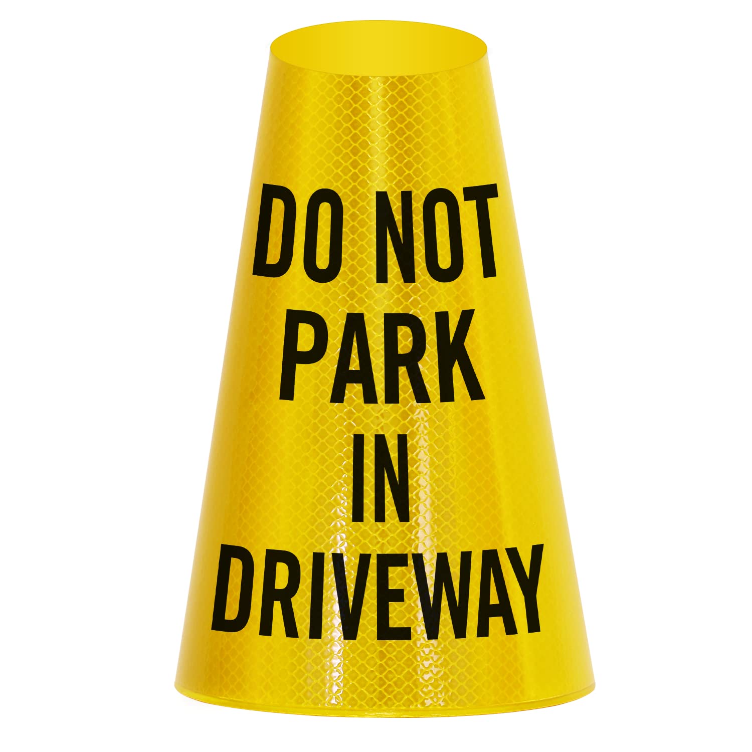 SmartSign 6-Pack "No Parking" Reflective Cone Message Sleeve Collar with Symbol, 360-Degree Visibility, Non-Adhesive Vinyl Signs for Traffic Safety Cones, 3-Side Print [Cone Not Included] — Amazon image 15