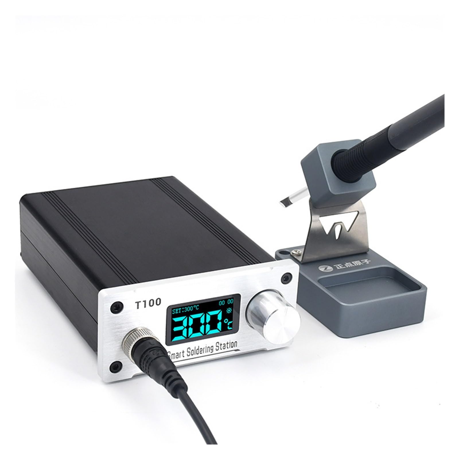 Stacja lutownicza, Inteligentna stacja lutownicza T100, zestaw narzędzi spawalniczych OLED Digital T12(Standard set 1)