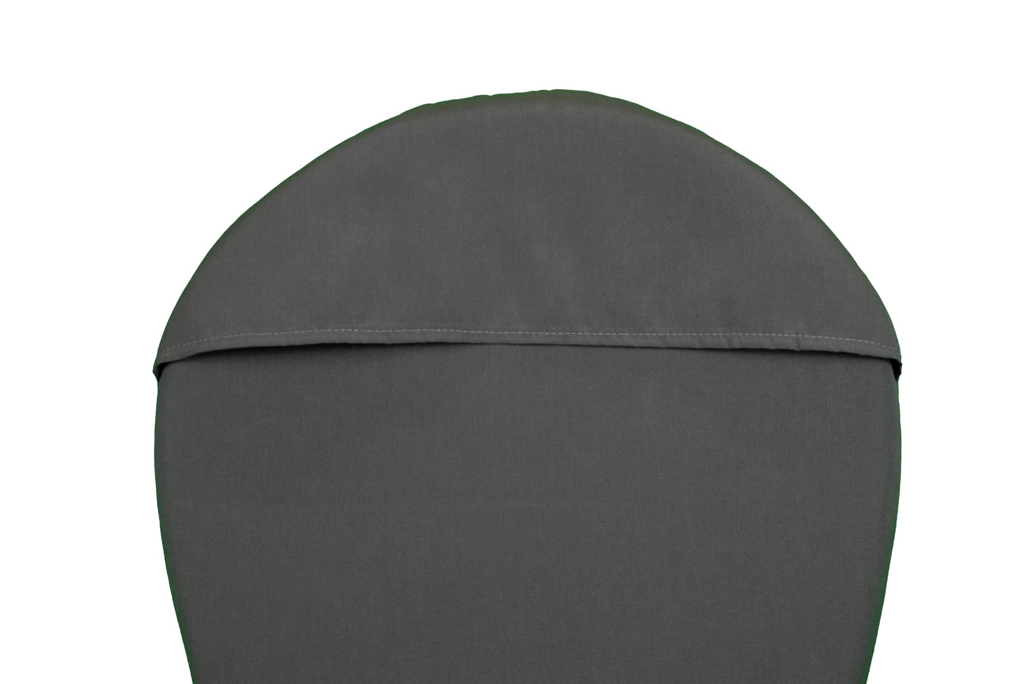 Cuscini da Esterno per Sedia Ronda emu, Set di 2, Grigio Antracite, Tessuto Acrilico Dralon, 96x46 cm, Made in Italy