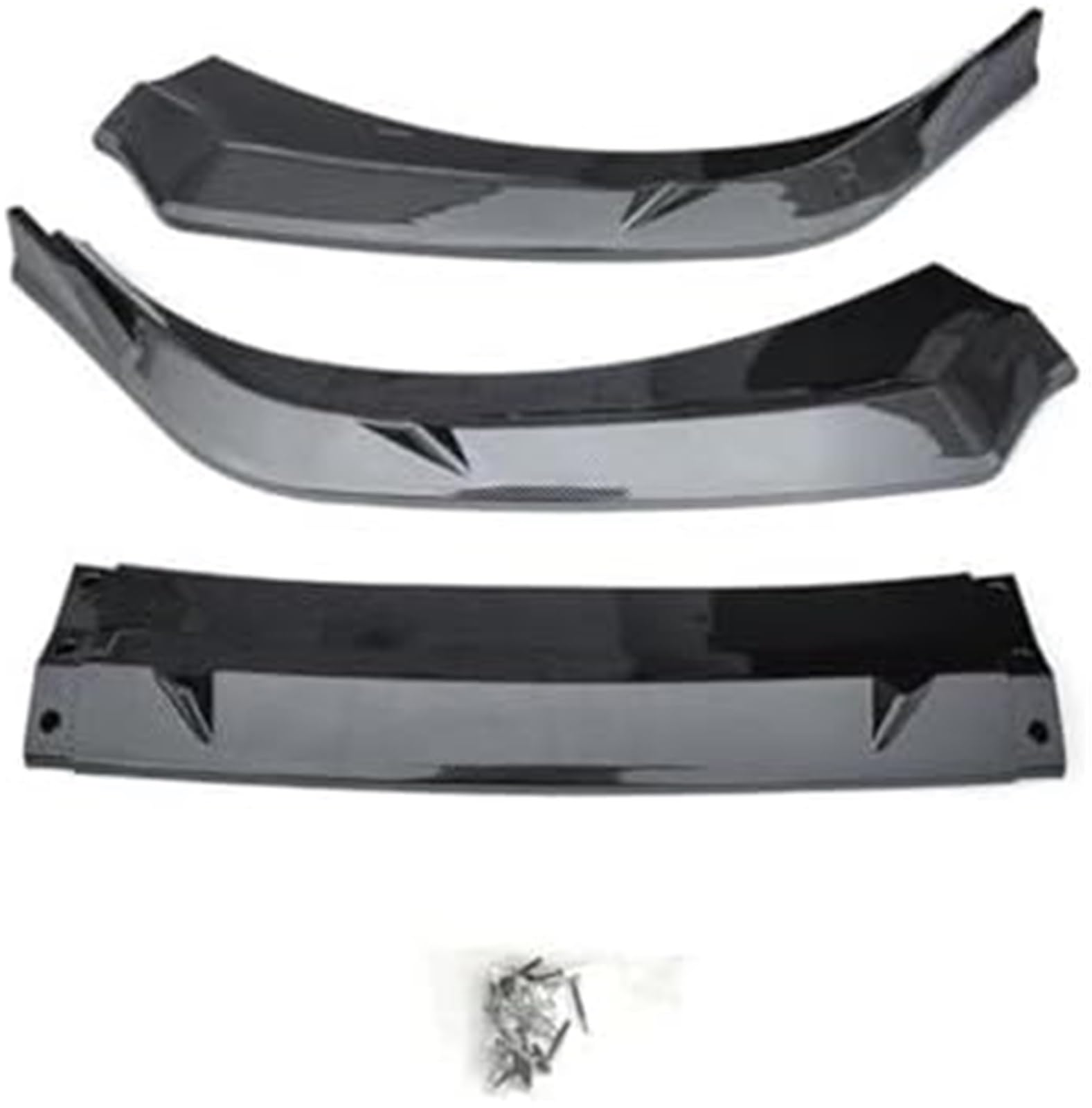 Splitter, dla Hyundai, dla Elantra, 2023 2024 2025 8. Generacja Air Splitter Car Body Kit Spoiler Czarne Spódnice Akcesoria Przedni Zderzak Lip Splitter (Matt Black) Spoiler samochodowy Splitte
