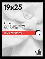 Vista 119 de Americanflat - Marco para cuadro de 16x20 con plexiglás pulido - Marcos anchos para cuadros fabricados en madera de ingeniería para exhibición