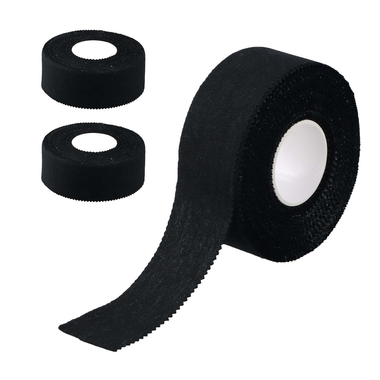 3 Rollen Klettertape 2,5cm×10m, Boulder Tape, Handtape, Sporttape, Fingerbandage Sport, Tape Sport, Schutz Fingerband für Klettern Bouldern Kraftsport Volleyball Handball Kampfsport (Schwarz)