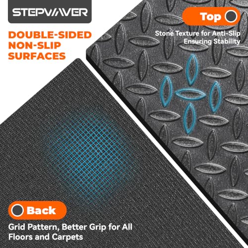 Image of Stepwaver Walking Pad Mat for Carpet, Treadmill Mat for Hardwood Floors