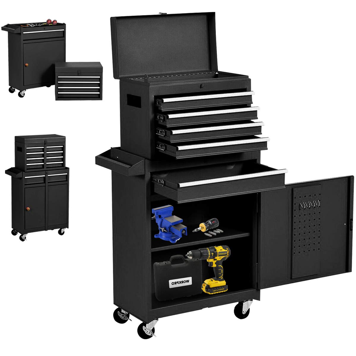 Buy Big Rolling Tool Chest, Tool Chest with Drawers and Wheels Tool