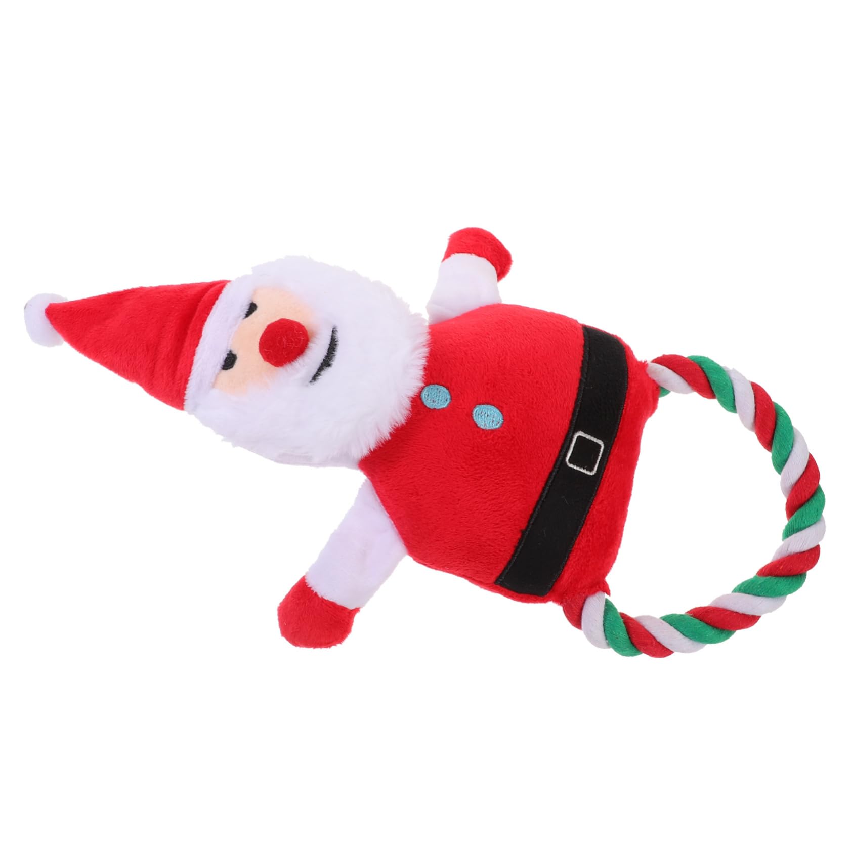 Sosoport 5stücke Puppy Chew Toy Im Santa Claus Design Xmas Molar Spielzeug Für Hunde Langlebig Und Quietschend Für Zahnpflege Und Spielerisches Kauen Für Große Und Kleine Hunde