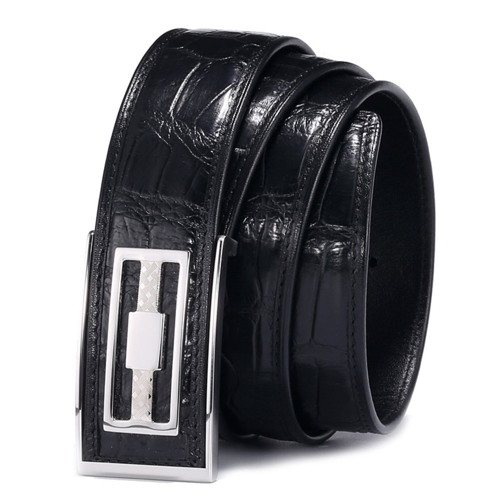 Men Smooth Buckle Belts Business Casual Belts