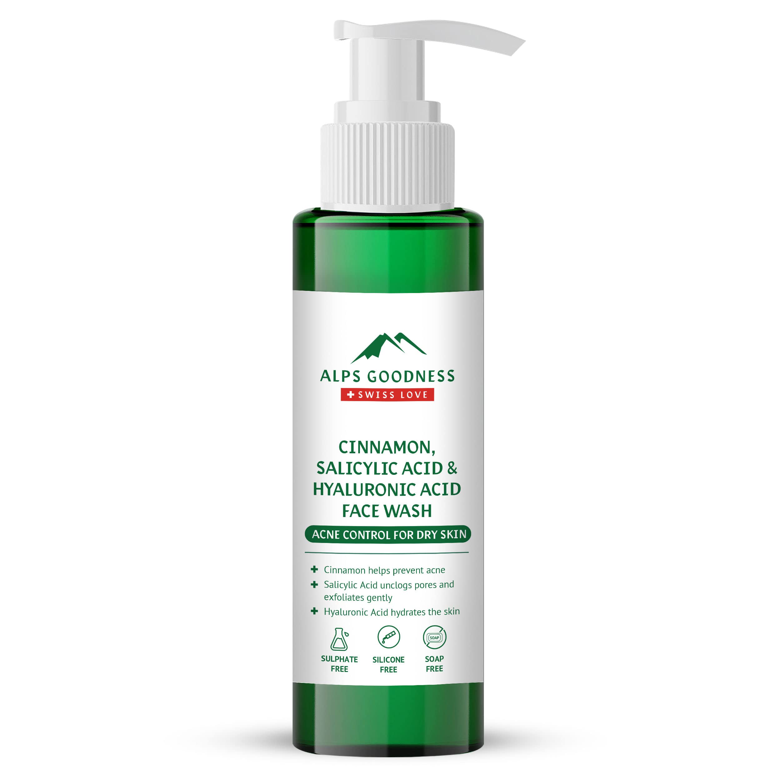 Buy Alps Goodness Acne Control Face Wash For Dry Skin With Cinnamon
